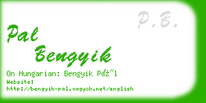 pal bengyik business card